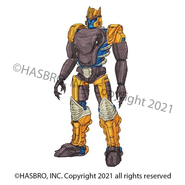 Transformers Kingdom Dinobot Concept Art By Ken Christiansen  (1 of 5)